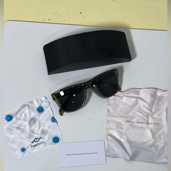 New SALT Tea Ray Transparent $500 Sunglasses Polarized Made in Japan main image 8